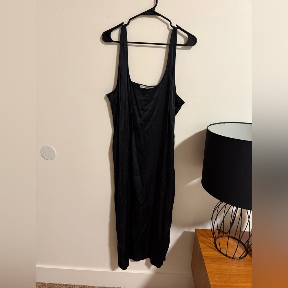 Abercrombie & Fitch Black Midi Dress